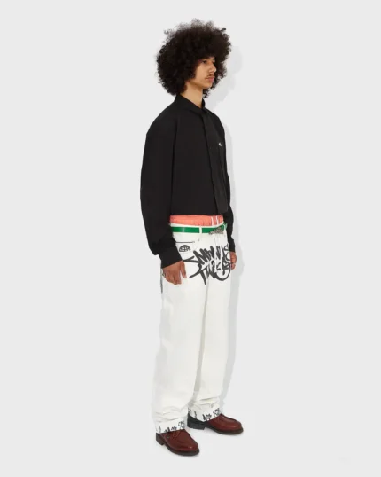 Minus Two Graff Blanc Jeans(Logo Gris) (4)